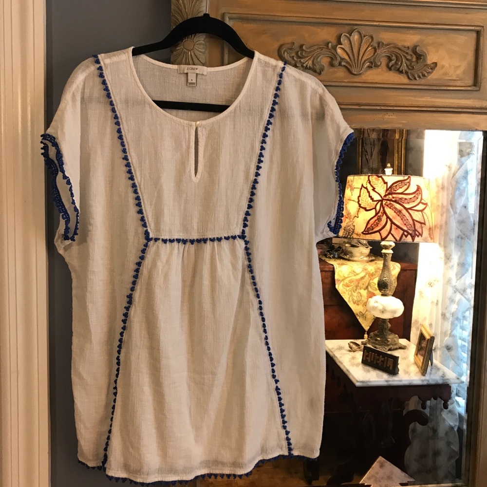 Gauzy J Crew top
